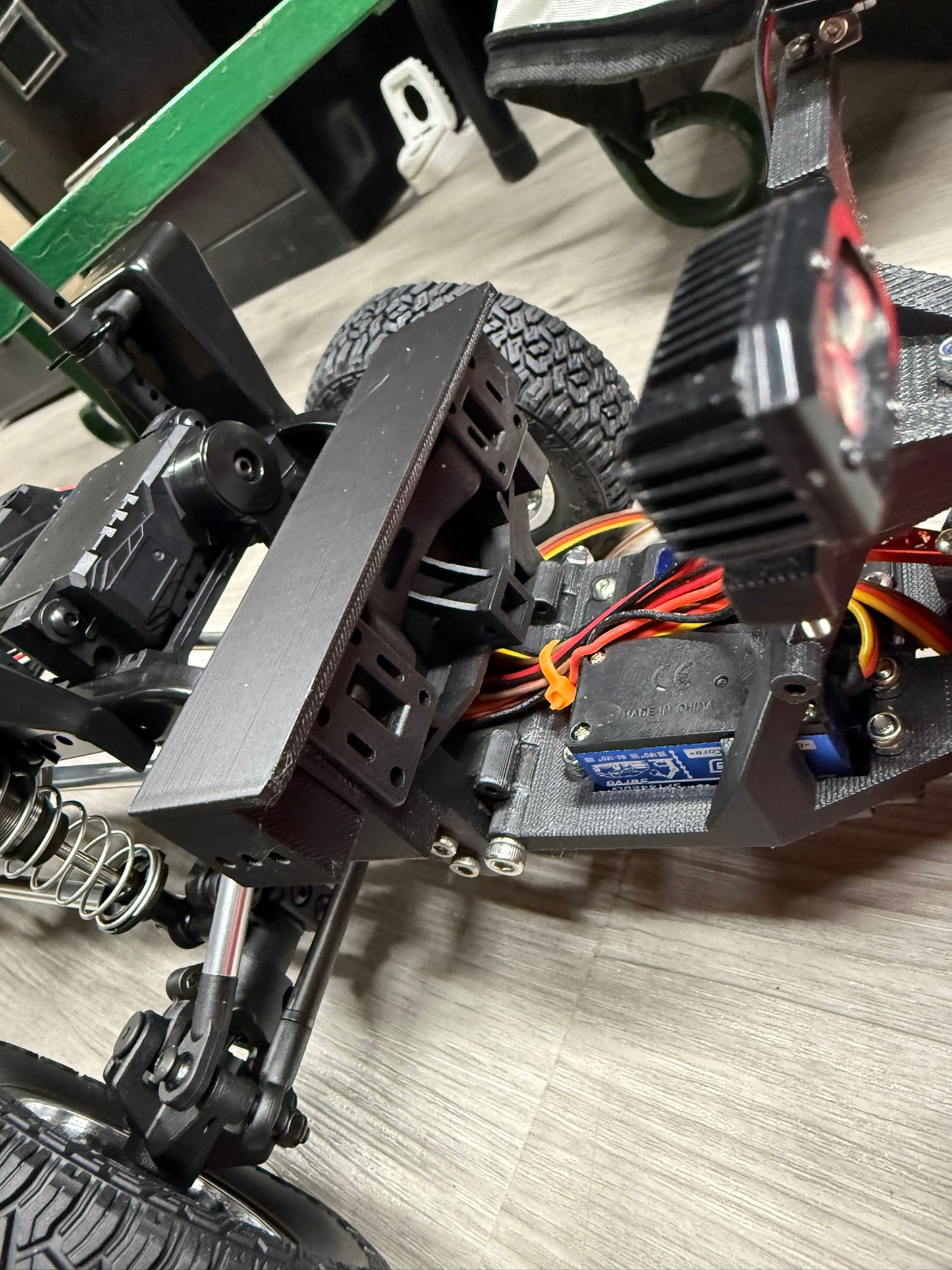 Winch Mount RC4WD TF2, Axial SCX10 II or III, Traxxas TRX4, CEN F450 Sicario